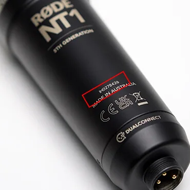 Rode NT1 5th Gen Digital Condenser Microphone with XLR Output, USB & DSP (Black)