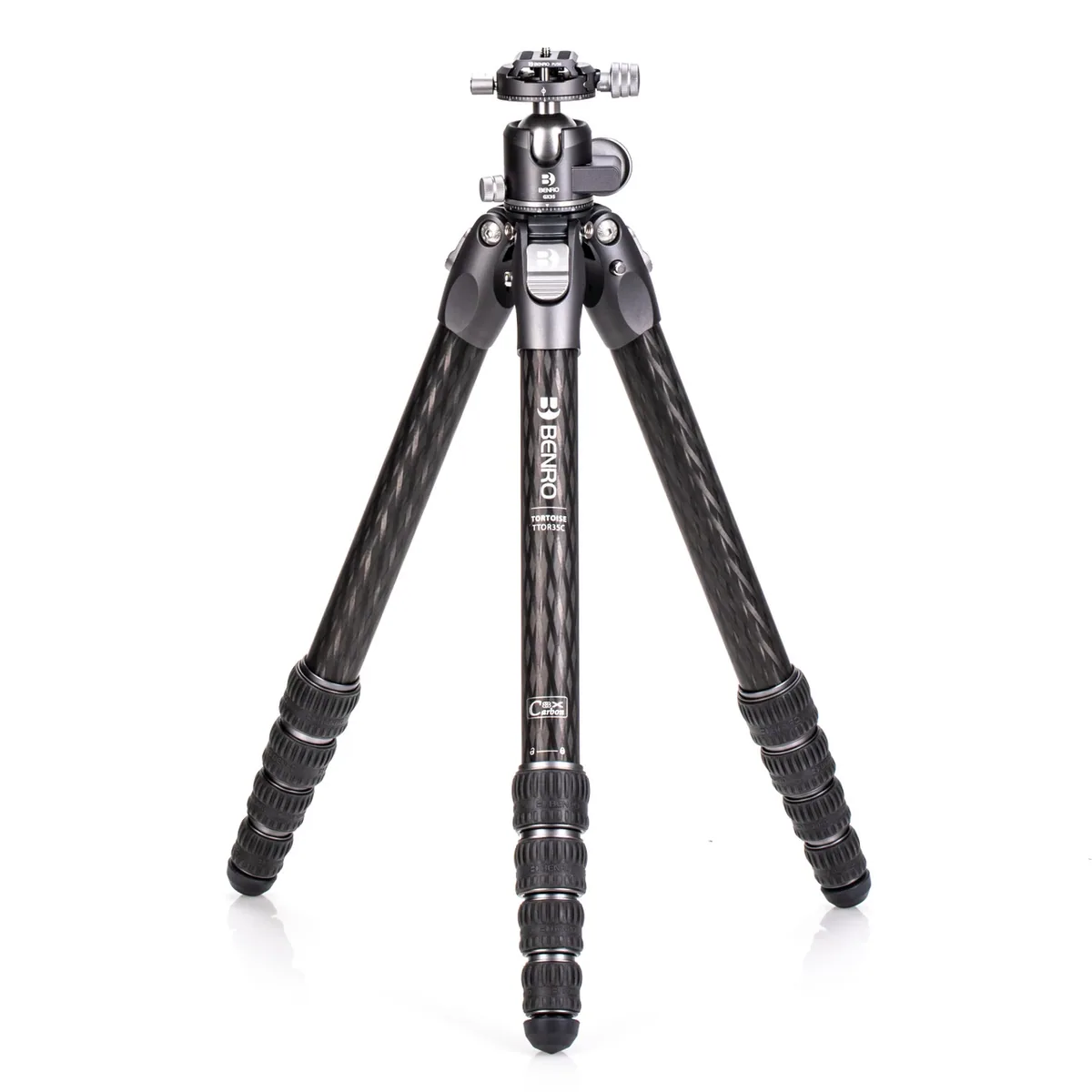Benro Tortoise Columnless Carbon Fibre Three Series Tripod with GX35 Ball Head