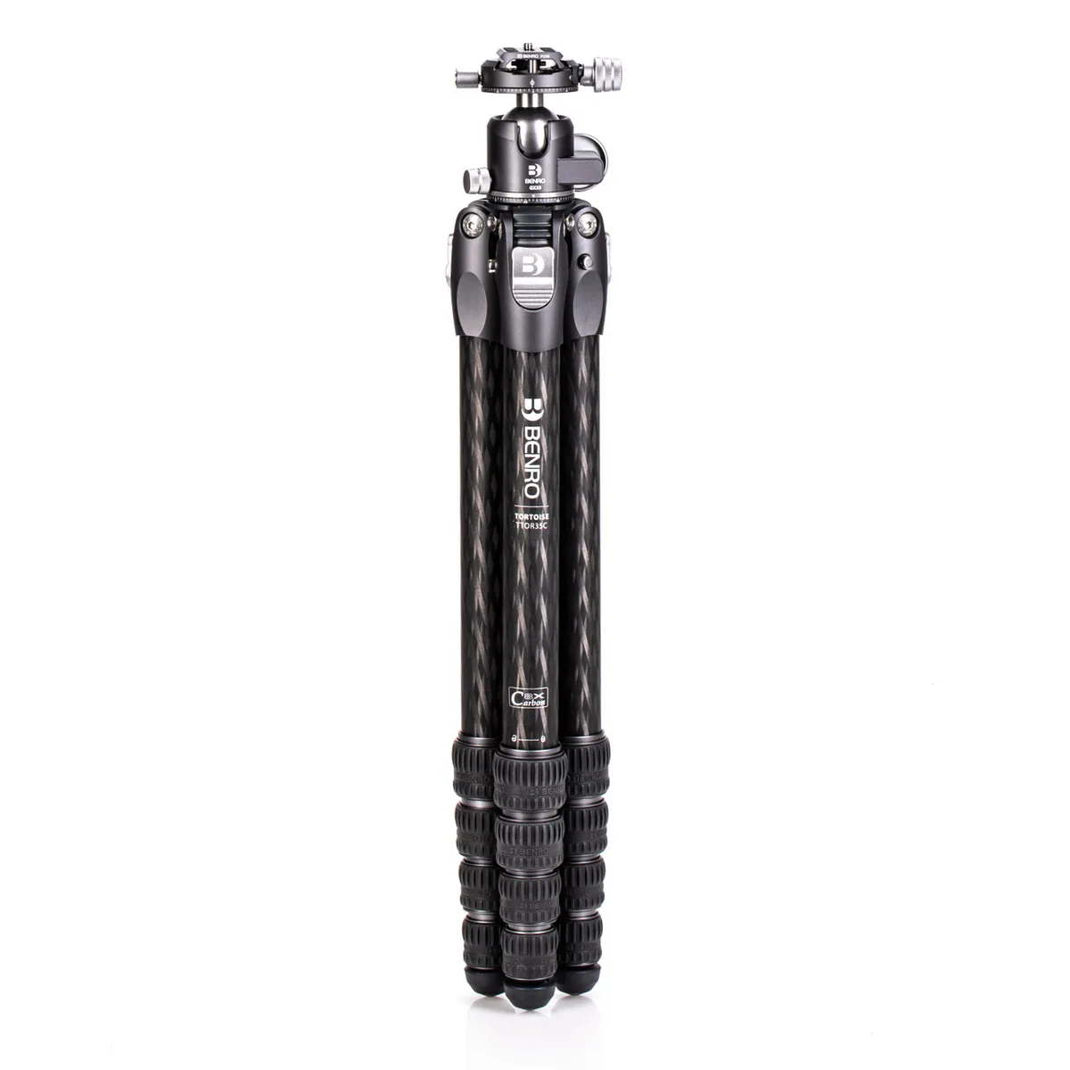 Benro Tortoise Columnless Carbon Fibre Three Series Tripod with GX35 Ball Head