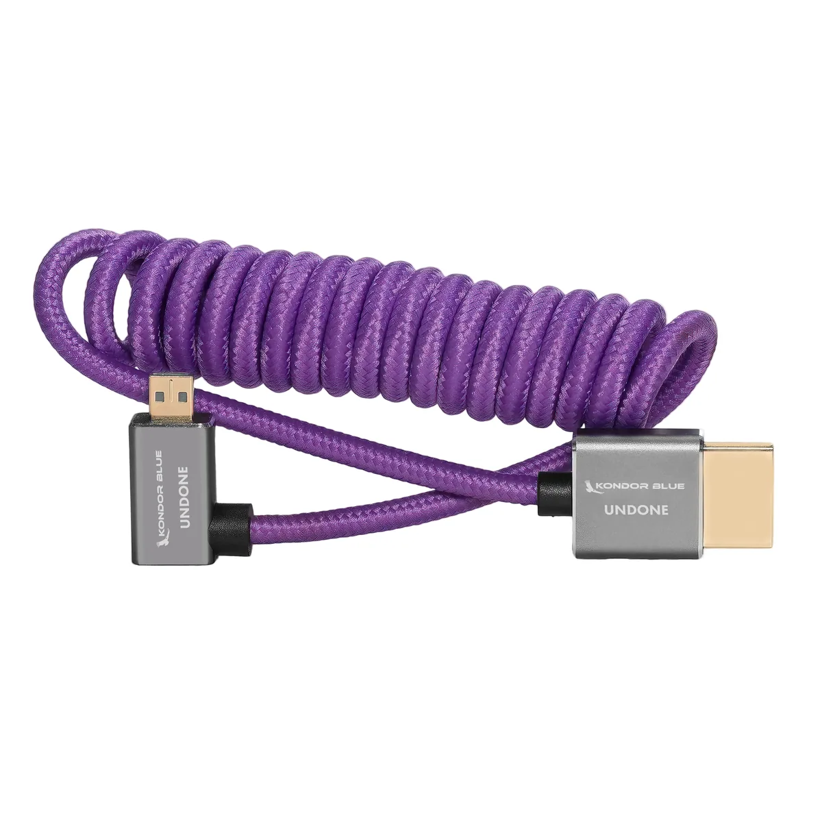 Kondor Blue Gerald Undone MK2 Full HDMI to Right Angle Micro HDMI Cable 30-60cm (12″-24″) (R5/R6)