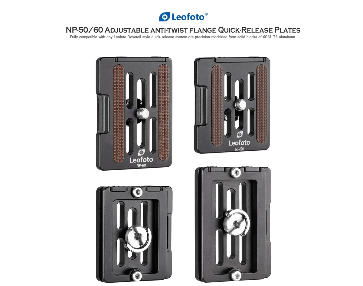 Leofoto NP-50 50mm Arca Swiss Plate