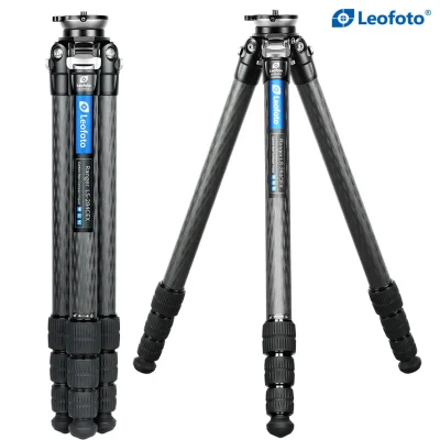 Leofoto LS-284CEX Ranger Series Carbon Fibre Tripod with 15 Degree Leveling Base (Black)