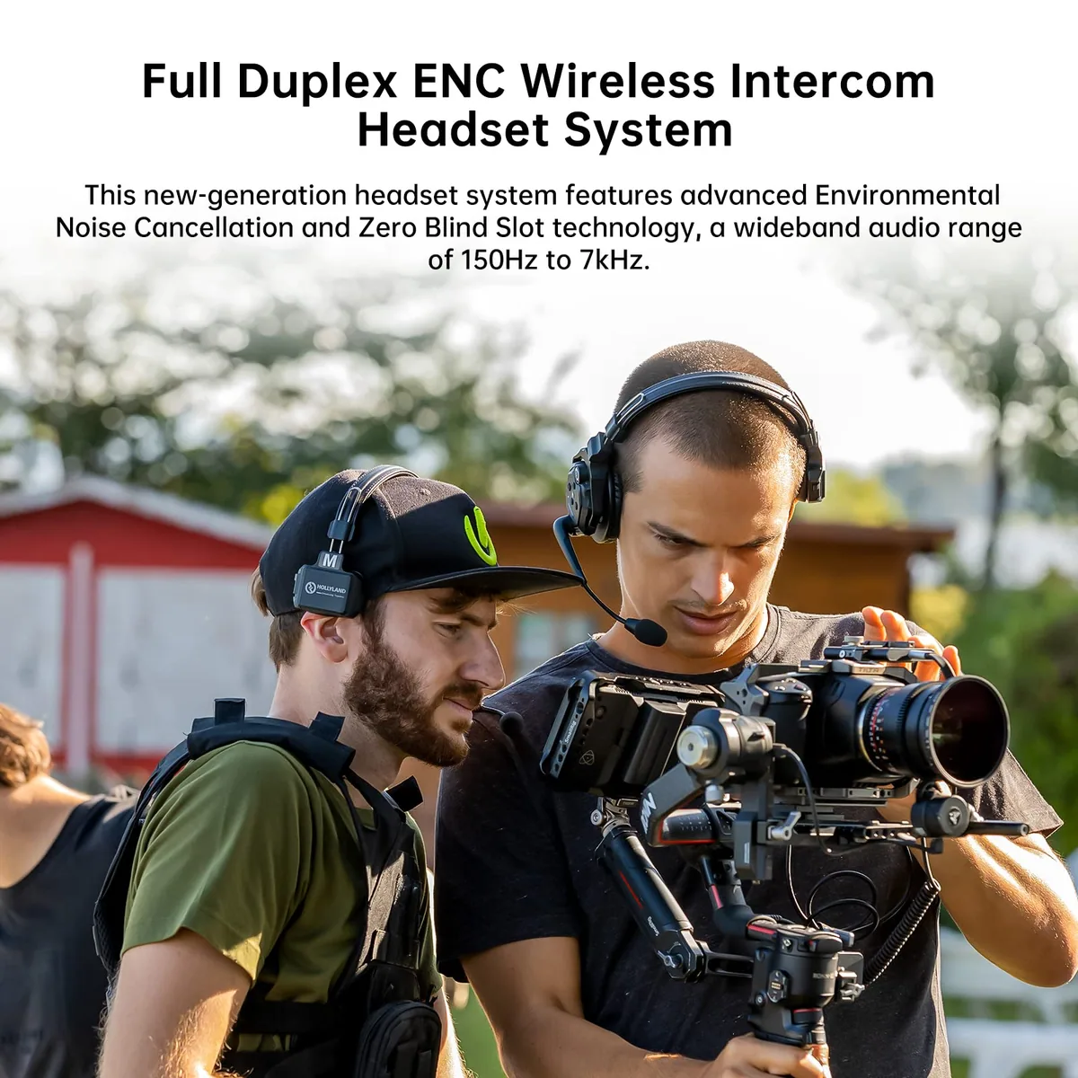 Hollyland Solidcom C1 Pro-6S Full-Duplex Wireless Intercom System with 6 Headsets (1.9 GHz)