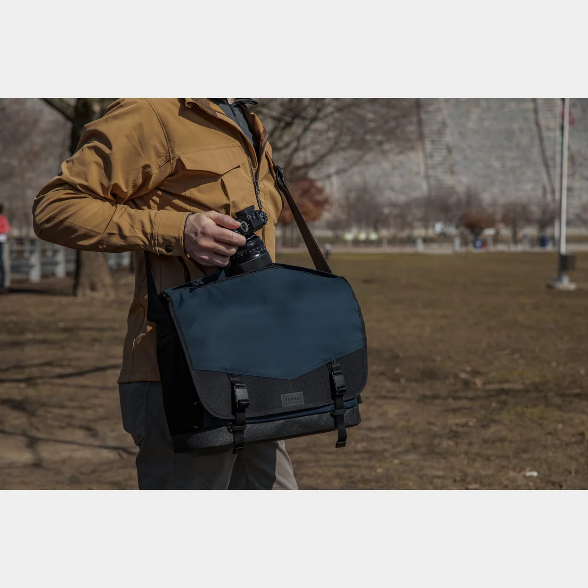 Tenba DNA 16 Slim Camera Messenger Bag (Blue)
