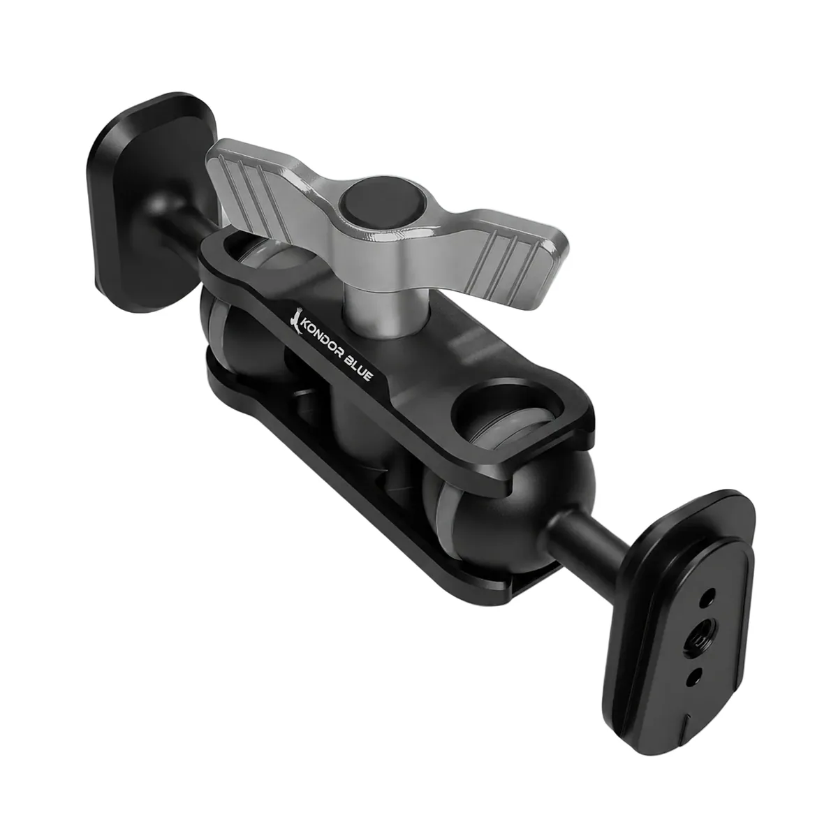 Kondor Blue 5.5″ Cine Magic Arm with Double Ball Heads (Mini Quick Release, Space Grey)