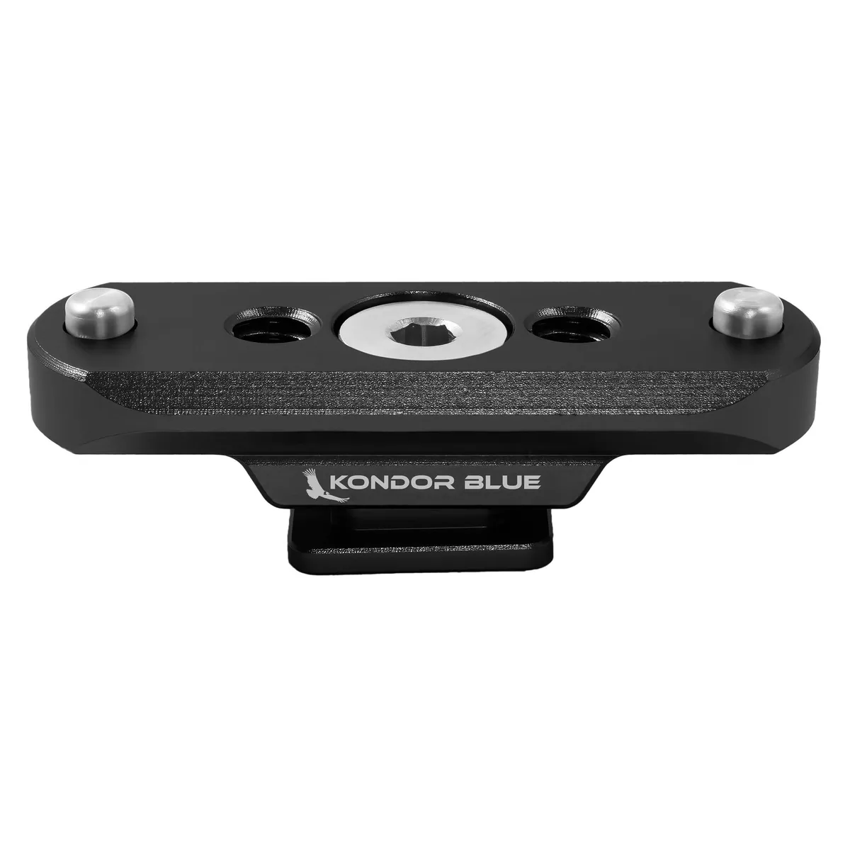 Kondor Blue NATO Rail to Hot Shoe Adapter for Remote Trigger Top Handles (Black)