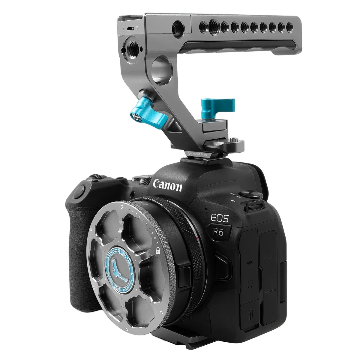 Kondor Blue NATO Rail to Hot Shoe Adapter for Remote Trigger Top Handles (Black)