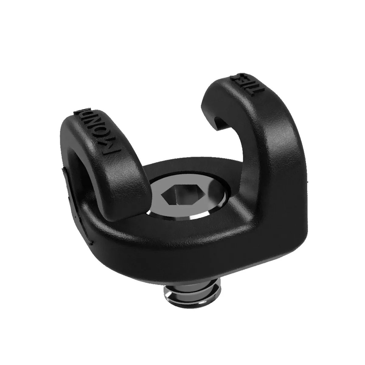 Kondor Blue Mondo Ties Cable Management Clips (Black, 10-Pack)