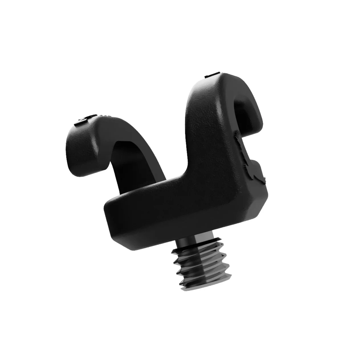 Kondor Blue Mondo Ties Cable Management Clips (Black, 10-Pack)