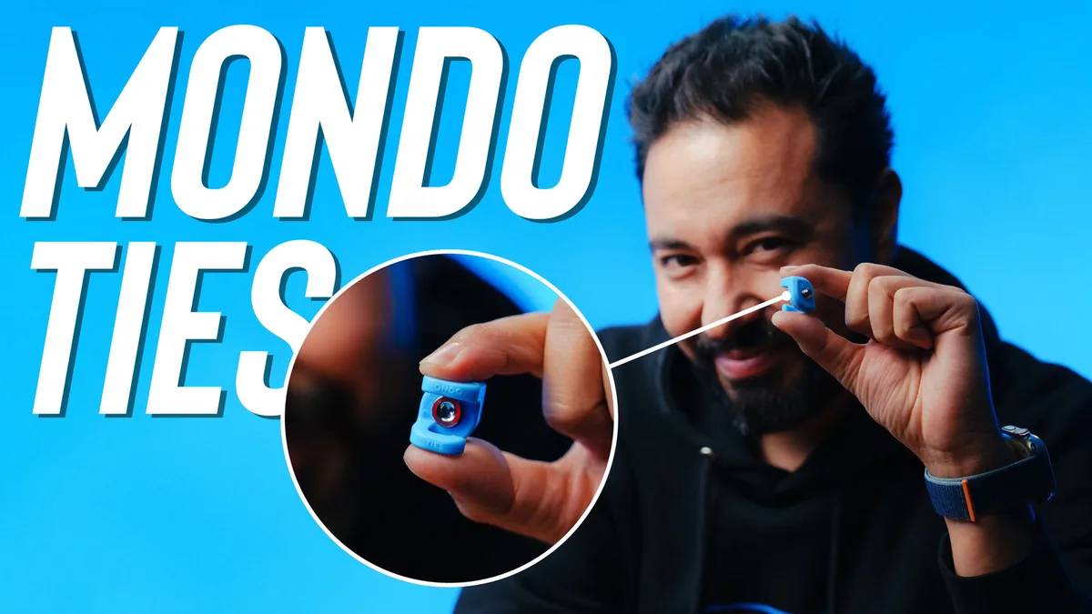 Kondor Blue Mondo Ties Cable Management Clips (Blue, 5-Pack)