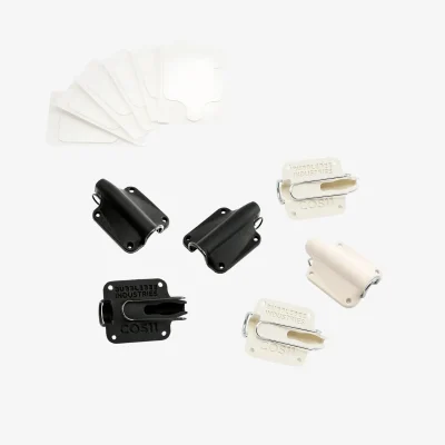 Bubblebee Industries Lav Concealer for Sanken COS-11 (6-Pack, 3 Black and 3 White)