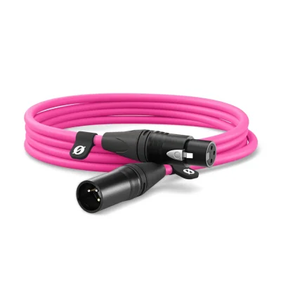 RODE XLR Male to XLR Female Cable (Pink, 3m)