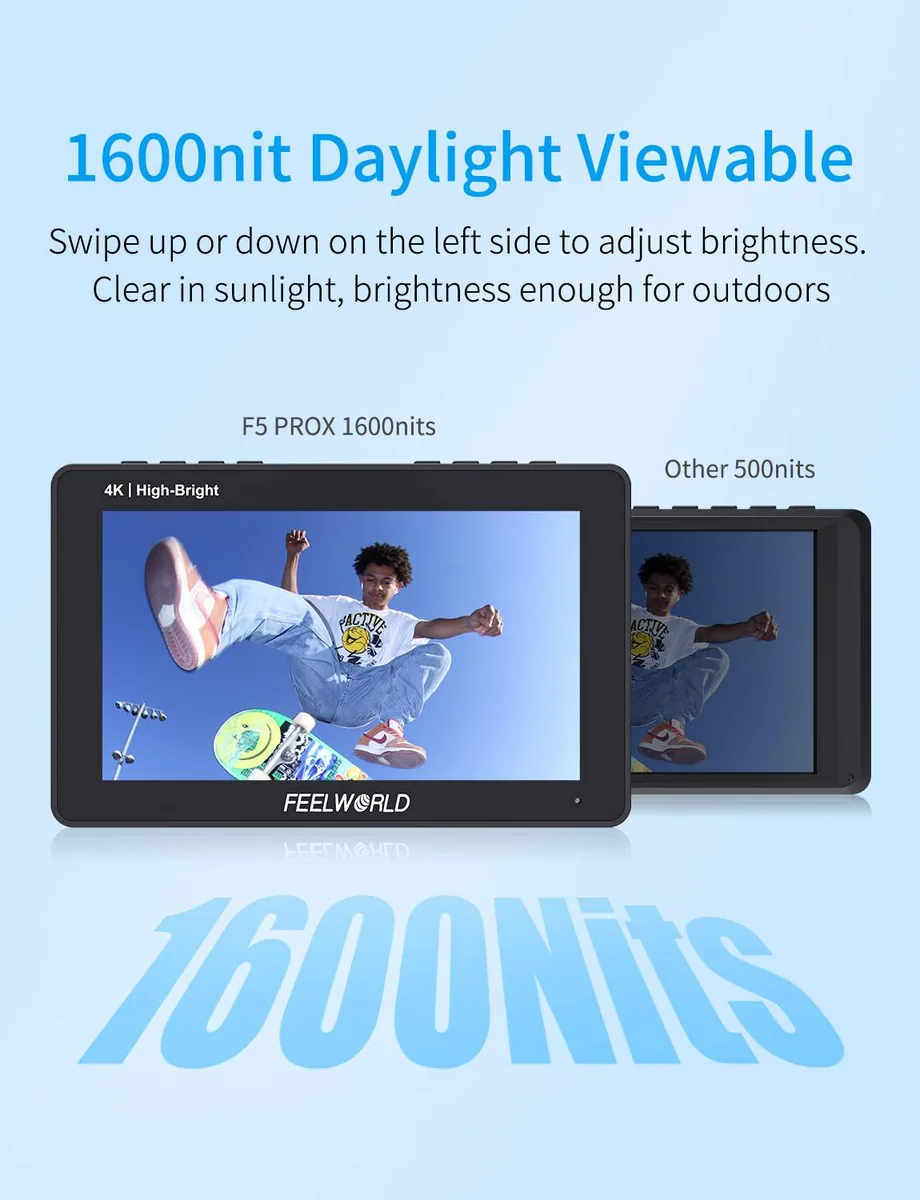 FeelWorld F5 Pro X 5.5″ 4K HDMI On-Camera Monitor