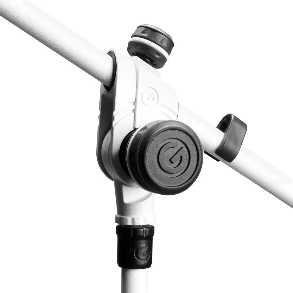Gravity GMS4322W Microphone Stand with Folding Tripod Base (White)