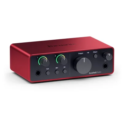 Focusrite Scarlett Solo USB-C Audio Interface (4th Generation)