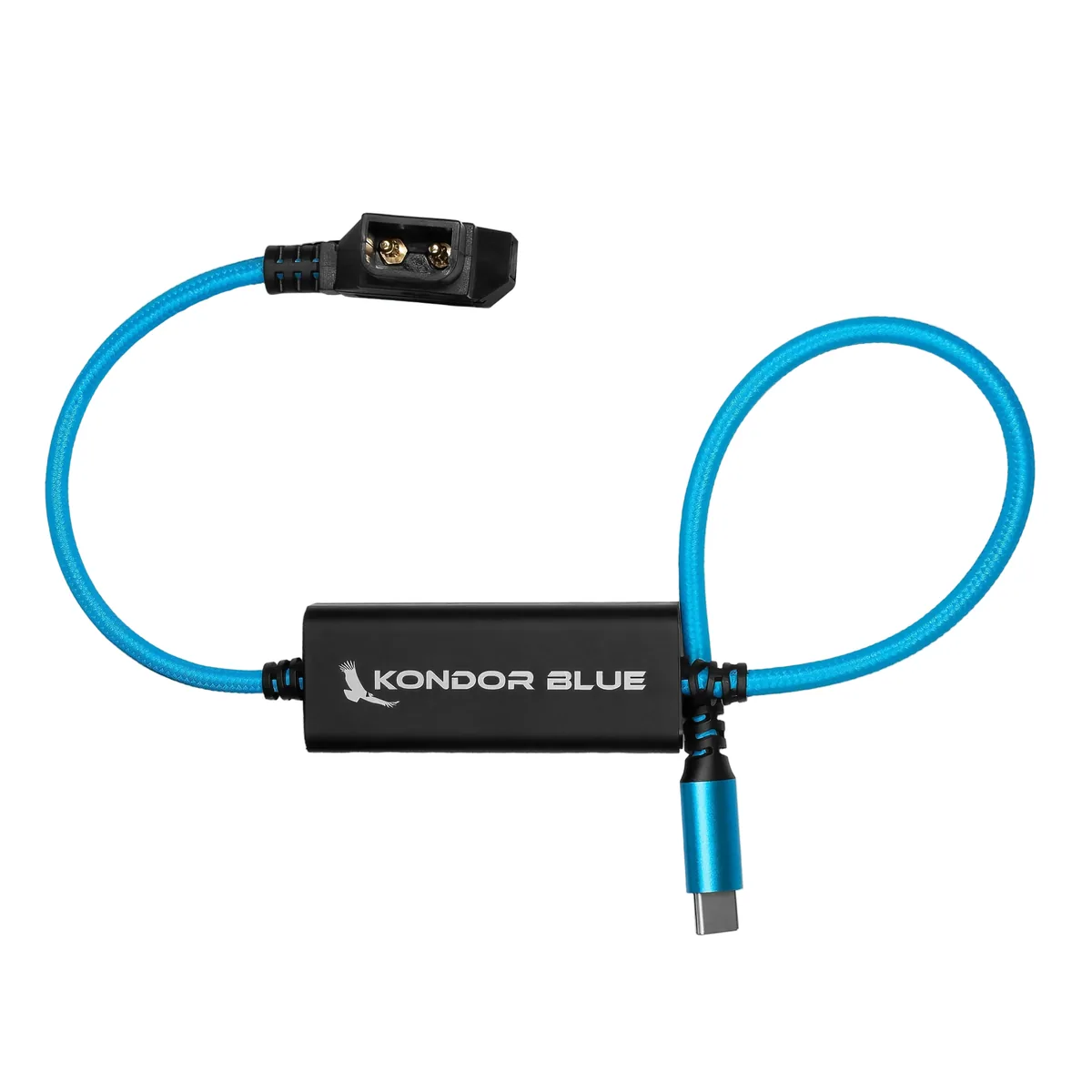 Kondor Blue D-Tap to USB-C Power Delivery Cable for Mirrorless Cameras (40cm, Cardinal Red)