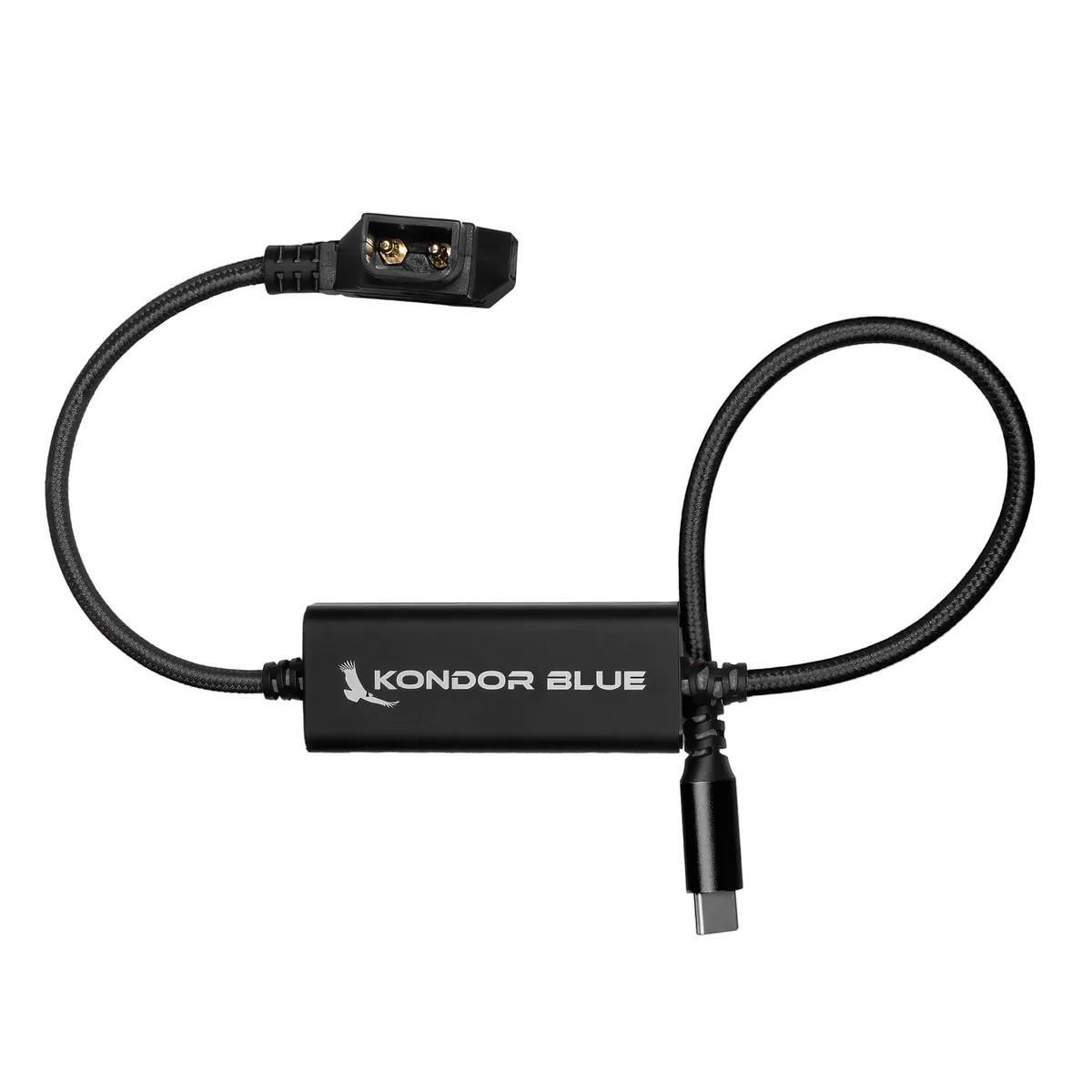 Kondor Blue D-Tap to USB-C Power Delivery Cable for Mirrorless Cameras (40cm, Cardinal Red)