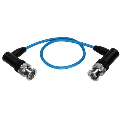Kondor Blue Ultra-Thin 3G-SDI Right-Angle BNC Cable (30cm)