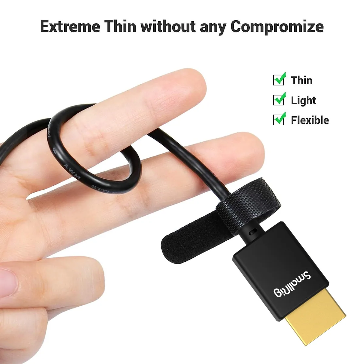 SmallRig 2957B Ultra-Slim 4K HDMI Cable (55cm)