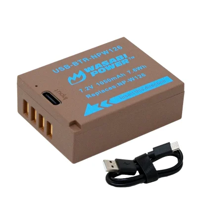 Wasabi Power NP-W126 Battery (USB-C Charging)