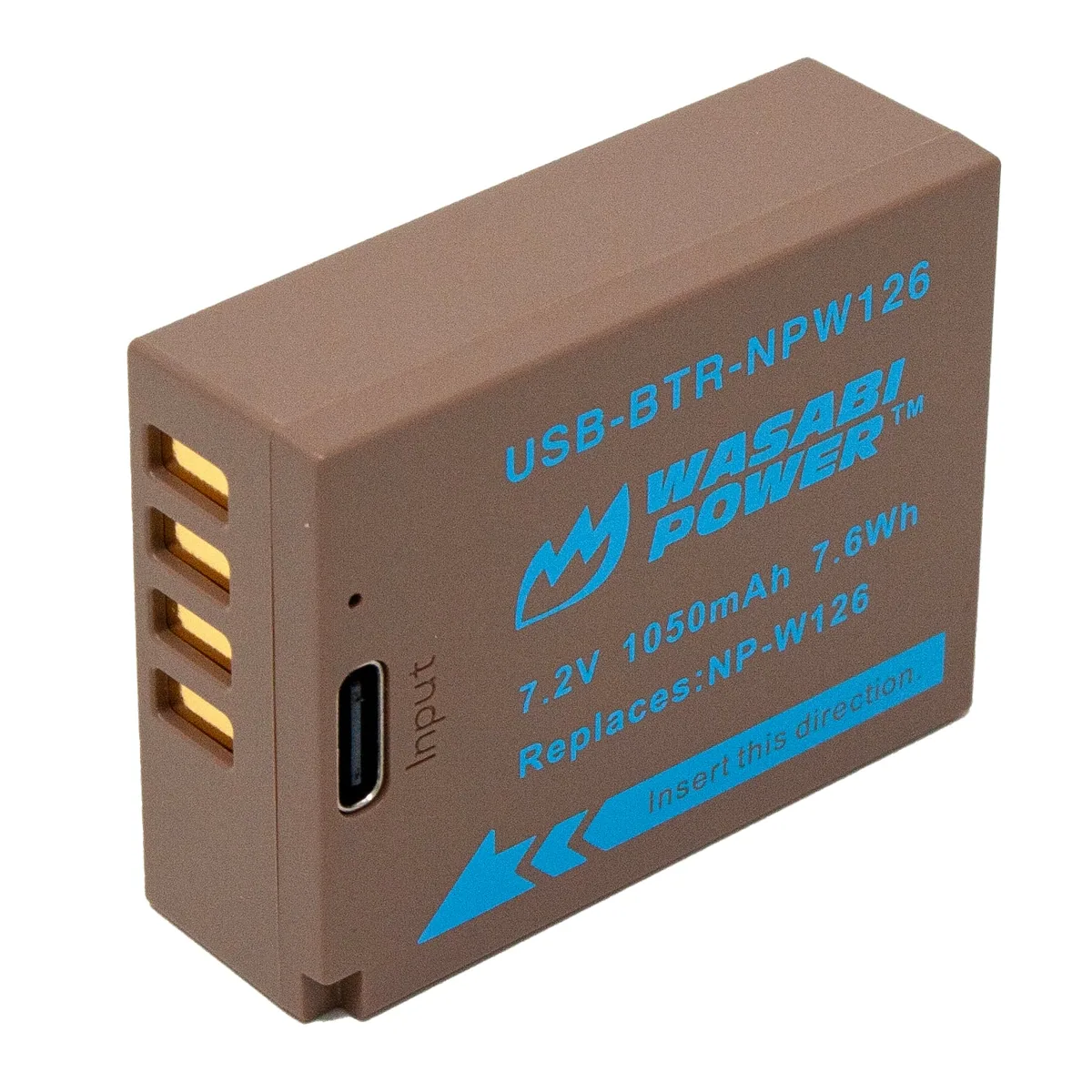 Wasabi Power NP-W126 Battery (USB-C Charging)
