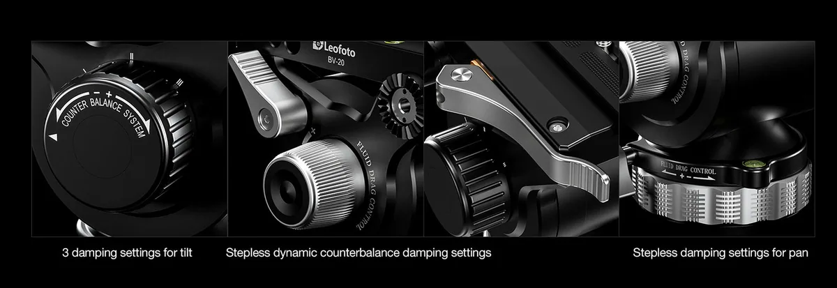 Leofoto BV-20 Fluid Tripod Head