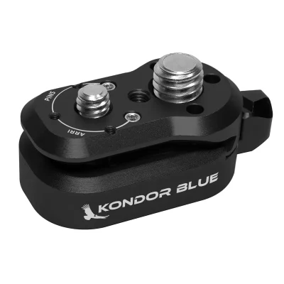 Kondor Blue Mini Lock Quick Release Plate (Female Receiver Only, Raven Black)