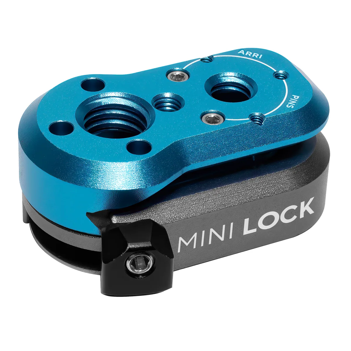 Kondor Blue Mini Lock Quick Release Plate (Female Receiver Only, Raven Black)