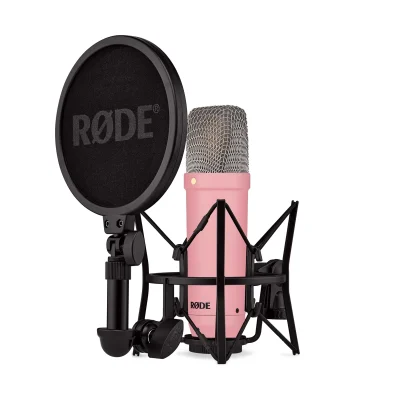 RODE NT1 Signature Series Studio Condenser Microphone (Pink)