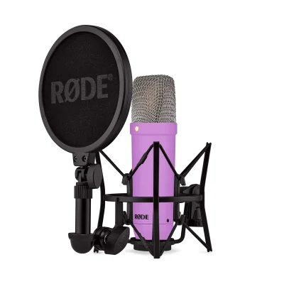 RODE NT1 Signature Series Studio Condenser Microphone (Purple)