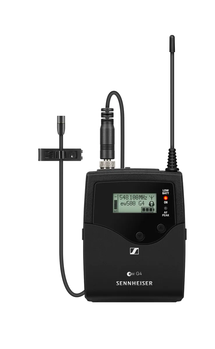 Sennheiser EW 512P G4 Camera Wireless System with MKE-2 Gold Lavalier Mic (AS: 520 – 558 MHz)
