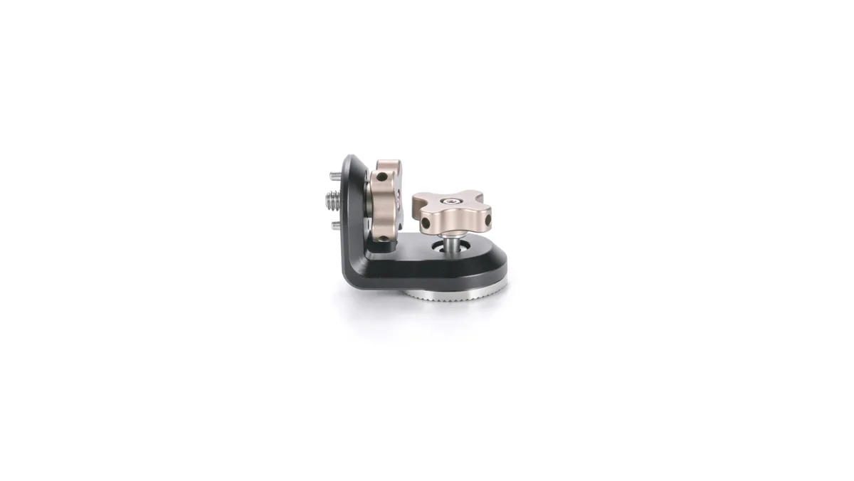 Tilta Right Angle Rosette Adapter to 1/4″-20 with Locating Pins (Black)
