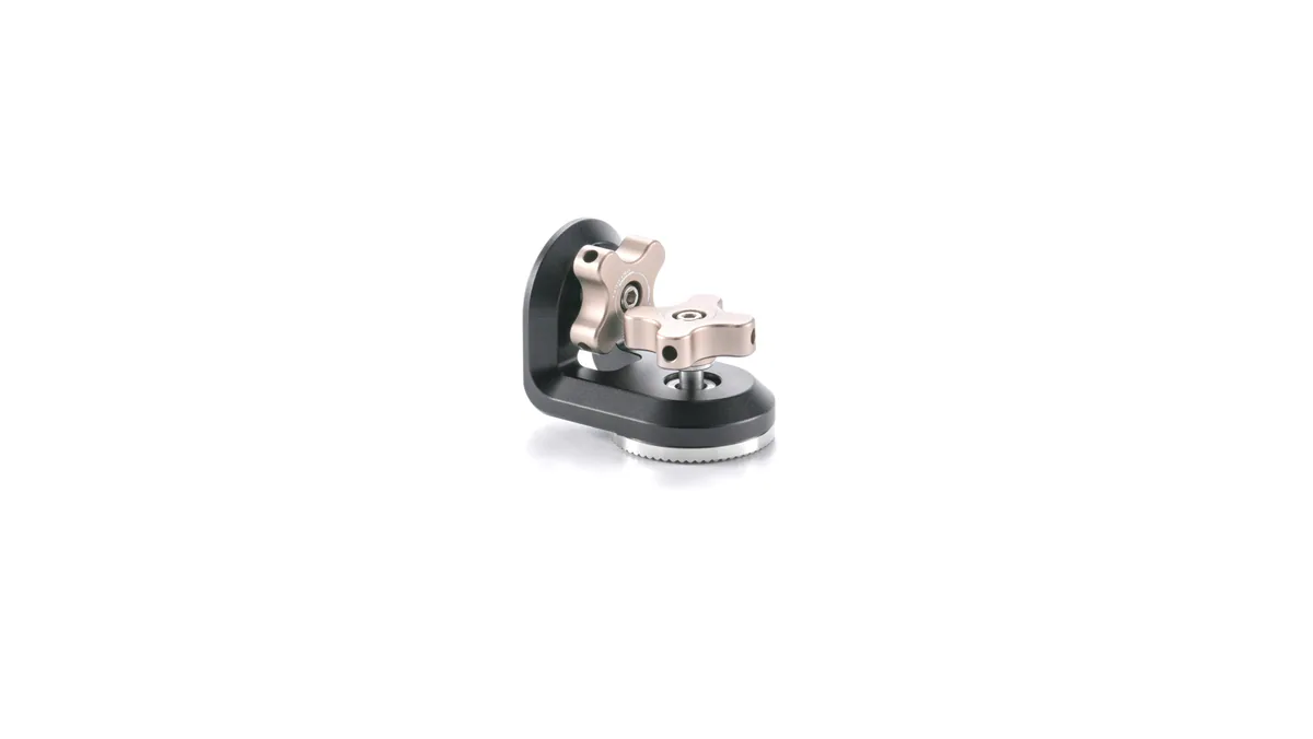 Tilta Right Angle Rosette Adapter to 1/4″-20 with Locating Pins (Black)