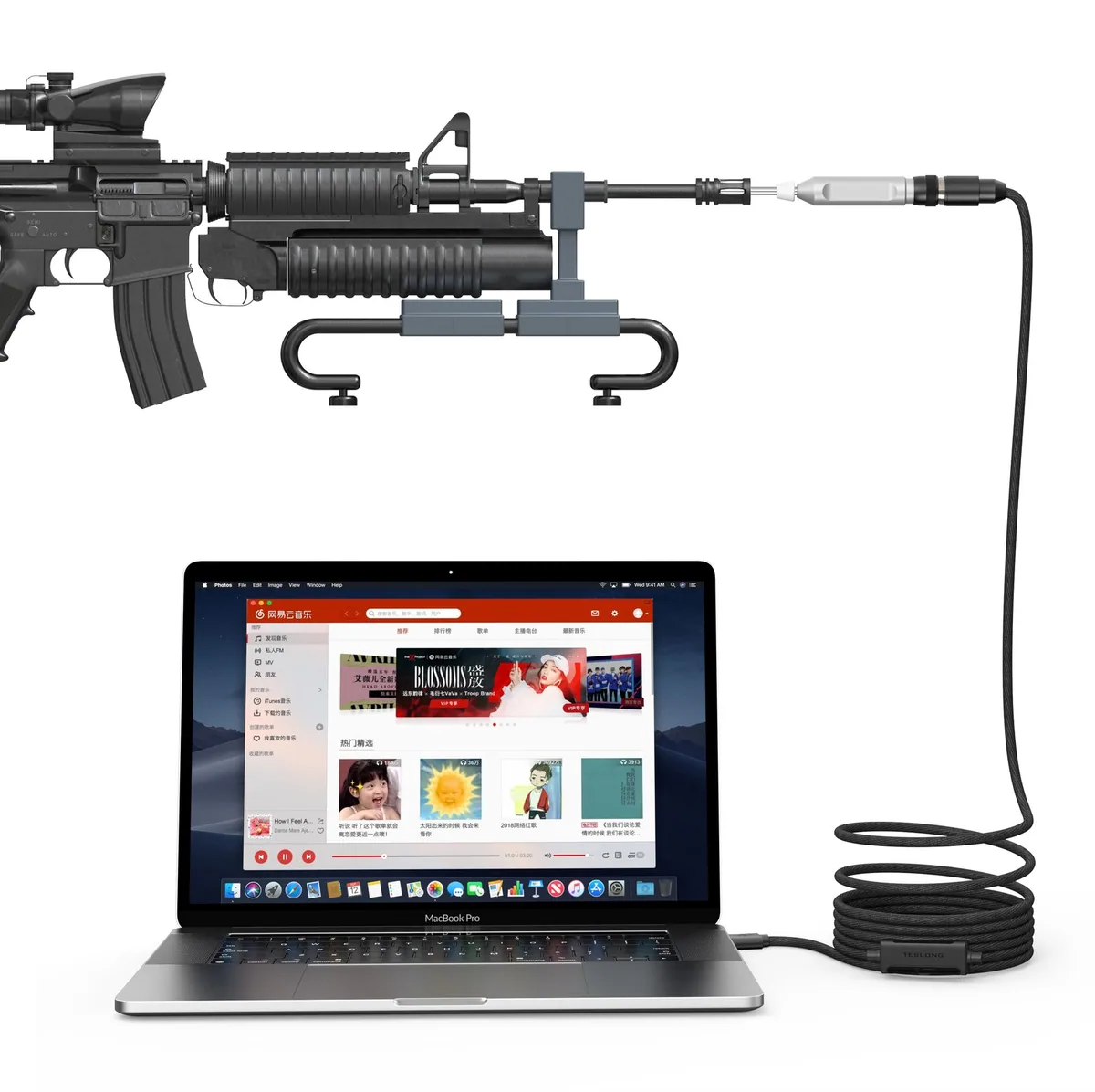 Teslong NTG200H Focus And Fold Borescope