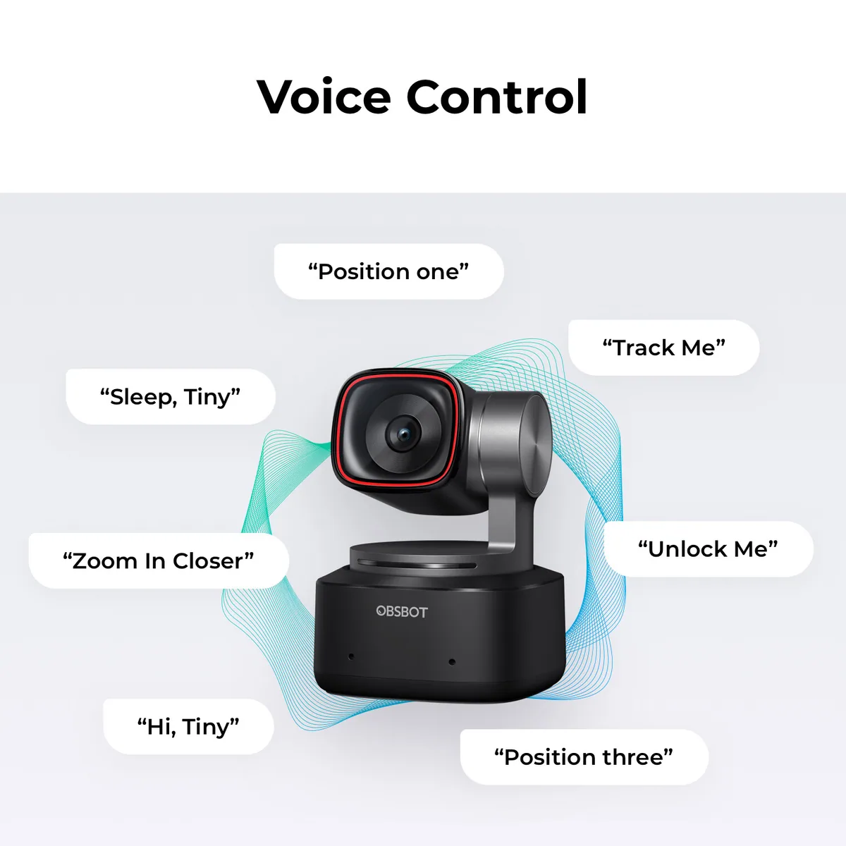 OBSBOT Tiny 2 AI-Powered PTZ 4K Webcam