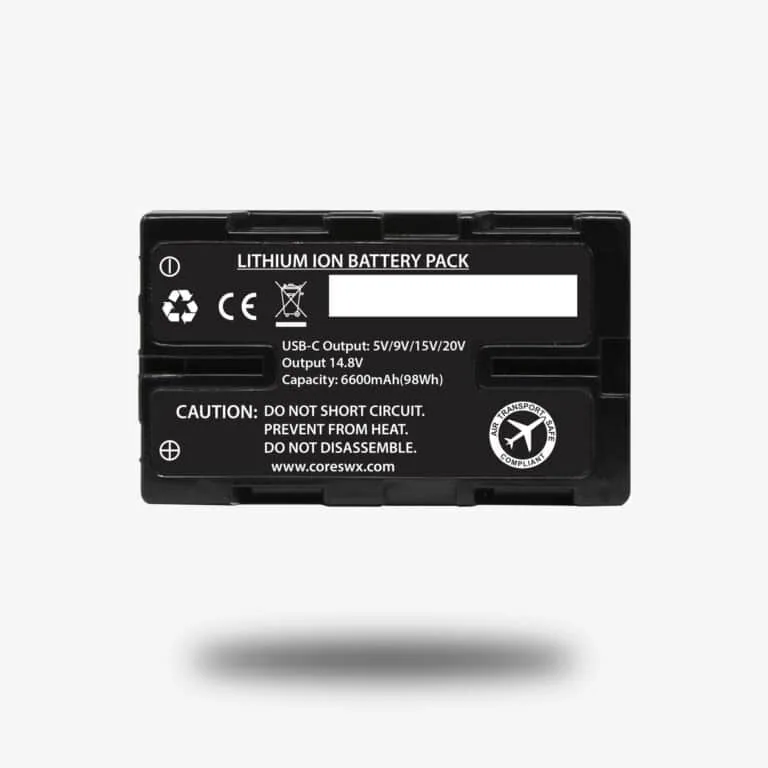 Core SWX NANO-U98X BP-U-Type Battery for Select Sony Video Cameras