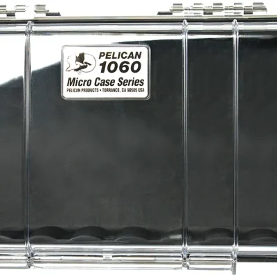 Pelican 1060 Micro Case (Black/Clear)