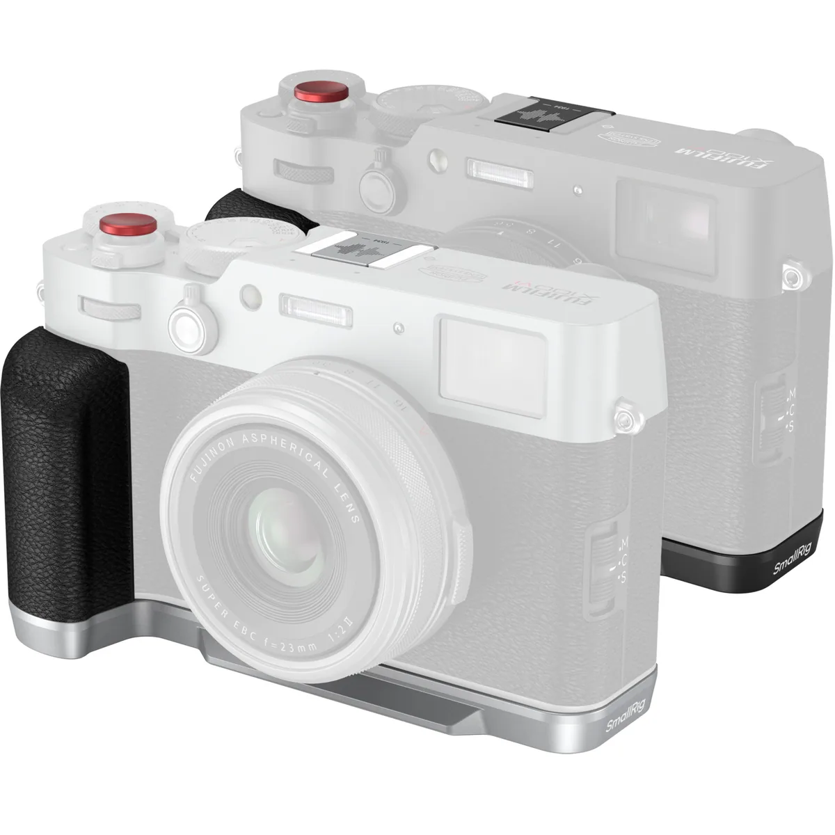 SmallRig 4555B L-Shape Grip for FUJIFILM X100VI/X100V (Silver)