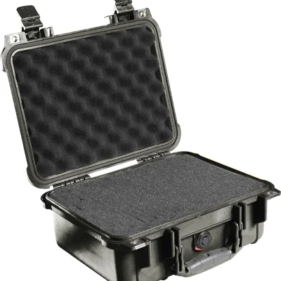 Pelican 1400 Case (Black, with Foam)