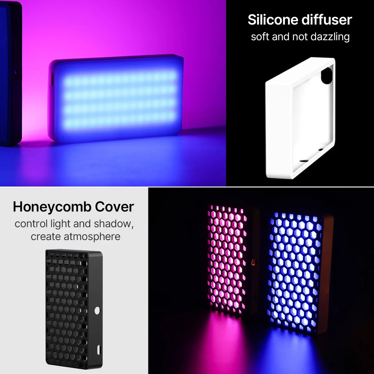 Ulanzi B01002 T002 7″ RGB LED Video Light