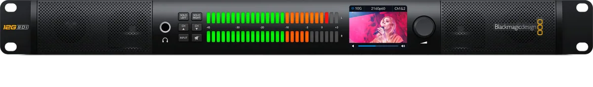 Blackmagic Audio Monitor 12G G3 (1 RU)
