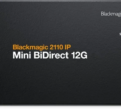 Blackmagic 2110 IP Mini BiDirect 12G Converter