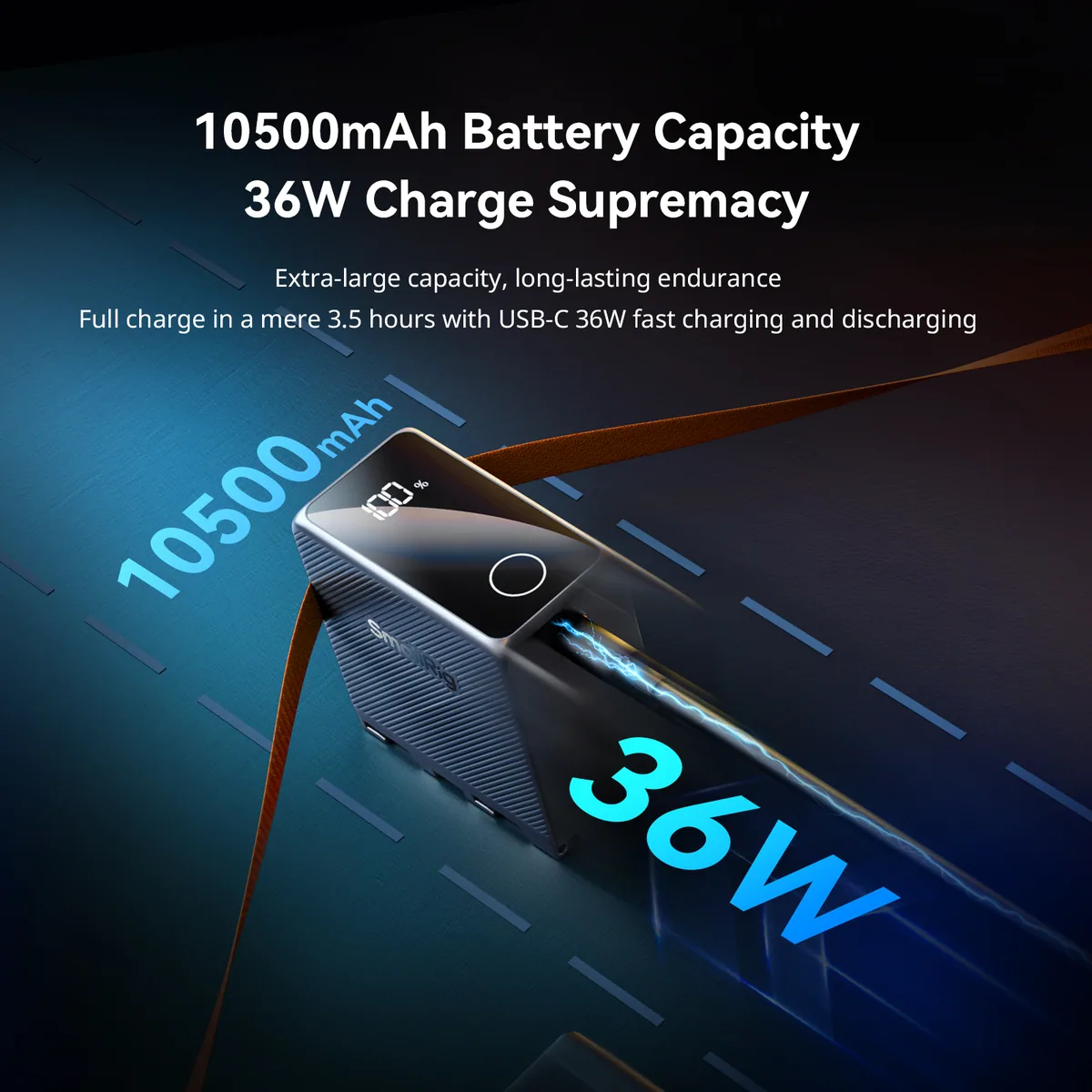 SmallRig 4469 NP-F970 USB-C Rechargeable Camera Battery (Black)