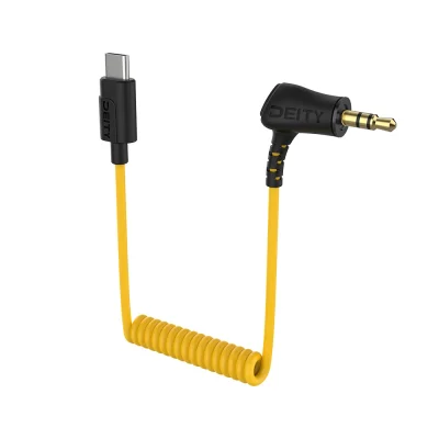 Deity C21 3.5mm TRS to USB-C Coiled Audio Cable