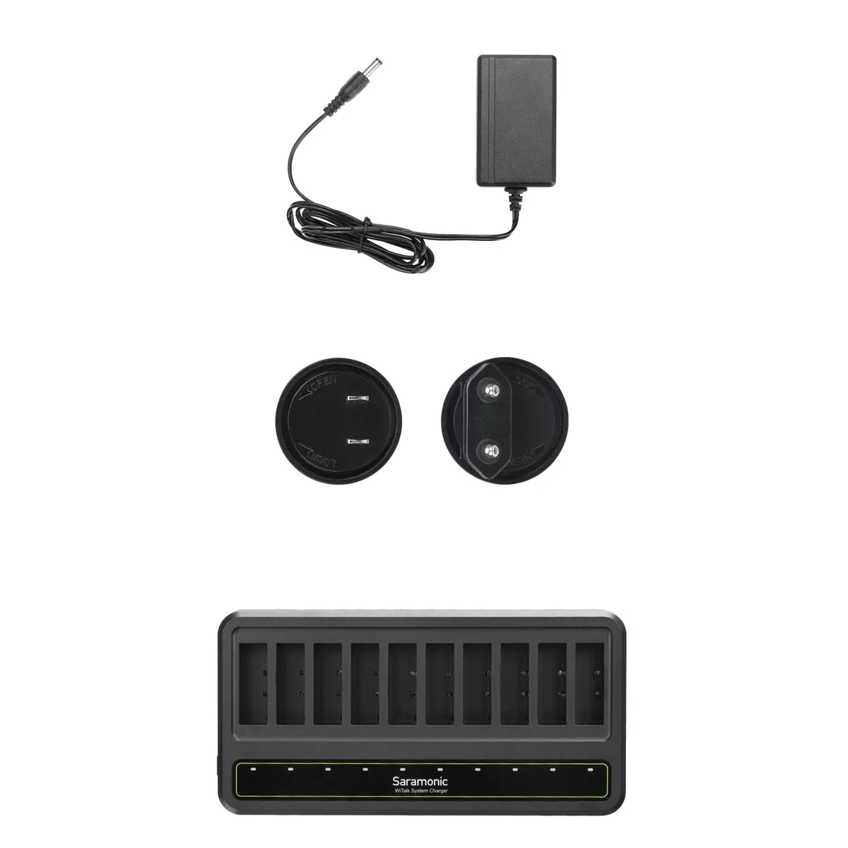 Saramonic WiTalk-CB 10-Bay Charger for WiTalk Headsets and Batteries
