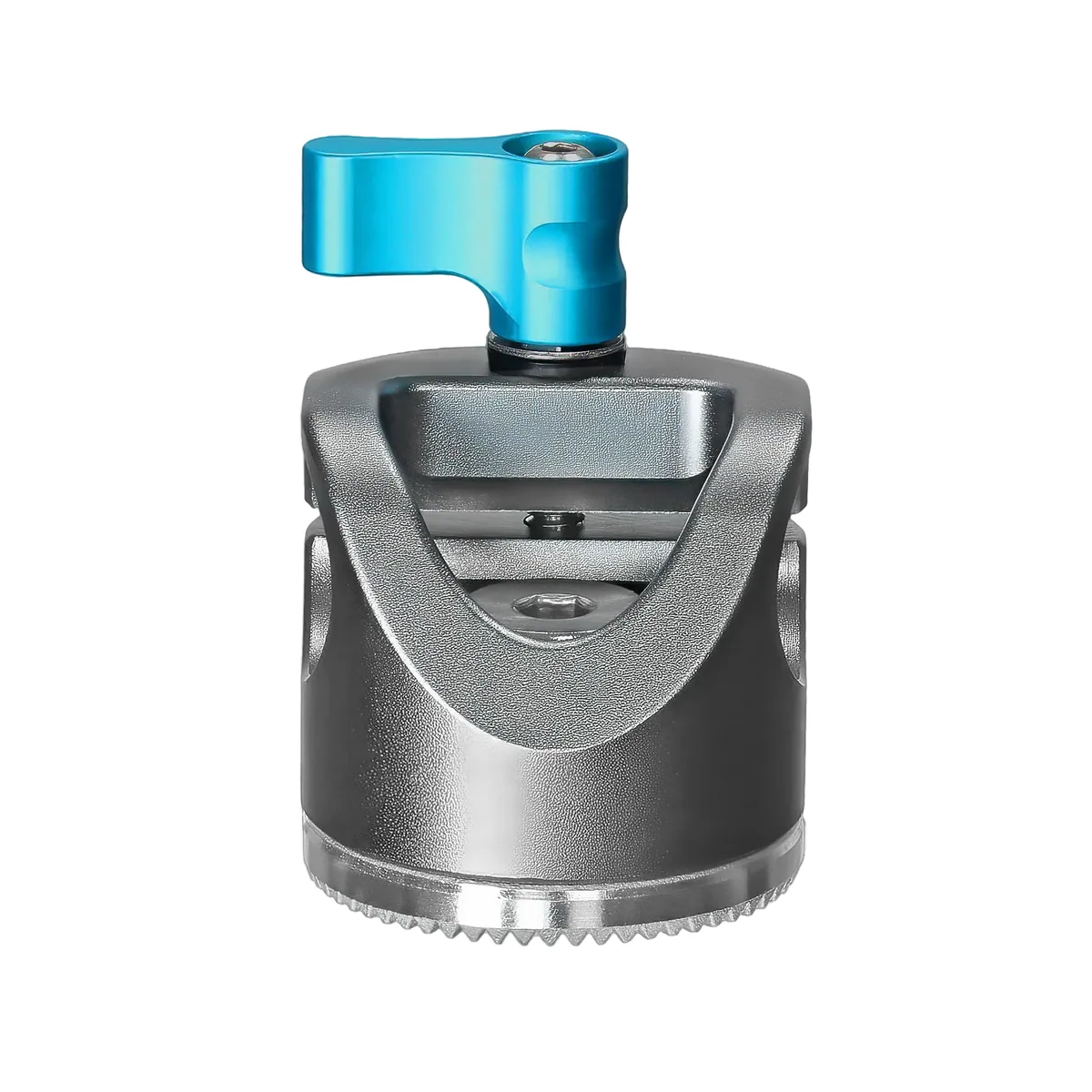 Kondor Blue Rosette to Straight-Angle Rod Clamp (Raven Black)