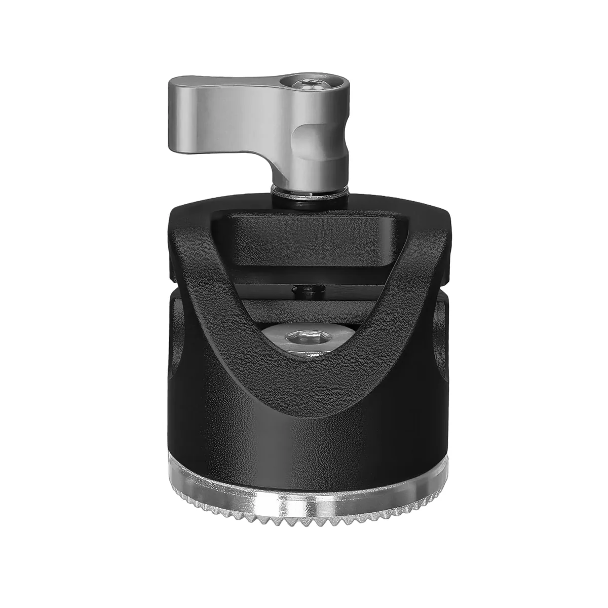 Kondor Blue Rosette to Straight-Angle Rod Clamp (Raven Black)