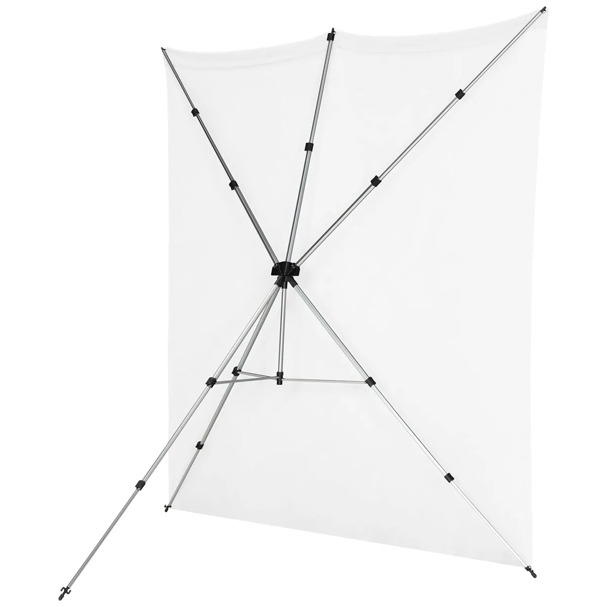 Westcott X-Drop Pro Wrinkle-Resistant Backdrop Kit (High-Key White, 8 x 8′)