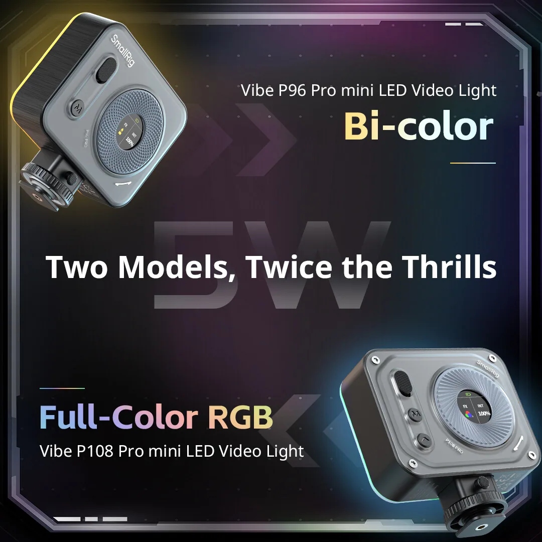 SmallRig 4661 Vibe P108 Pro Mini LED Video Light
