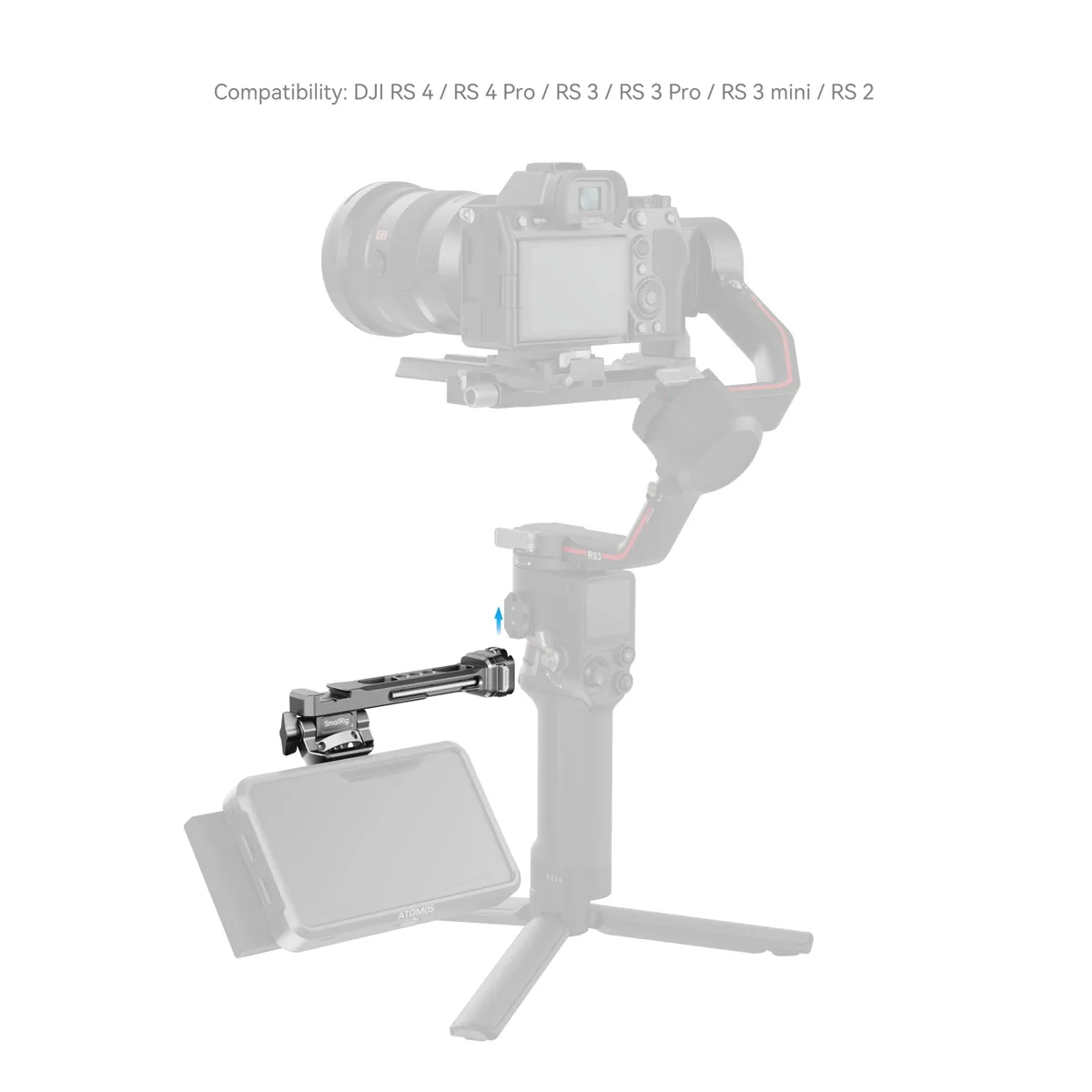 SmallRig 4637 HawkLock H21 Monitor Support for DJI Stabilisers